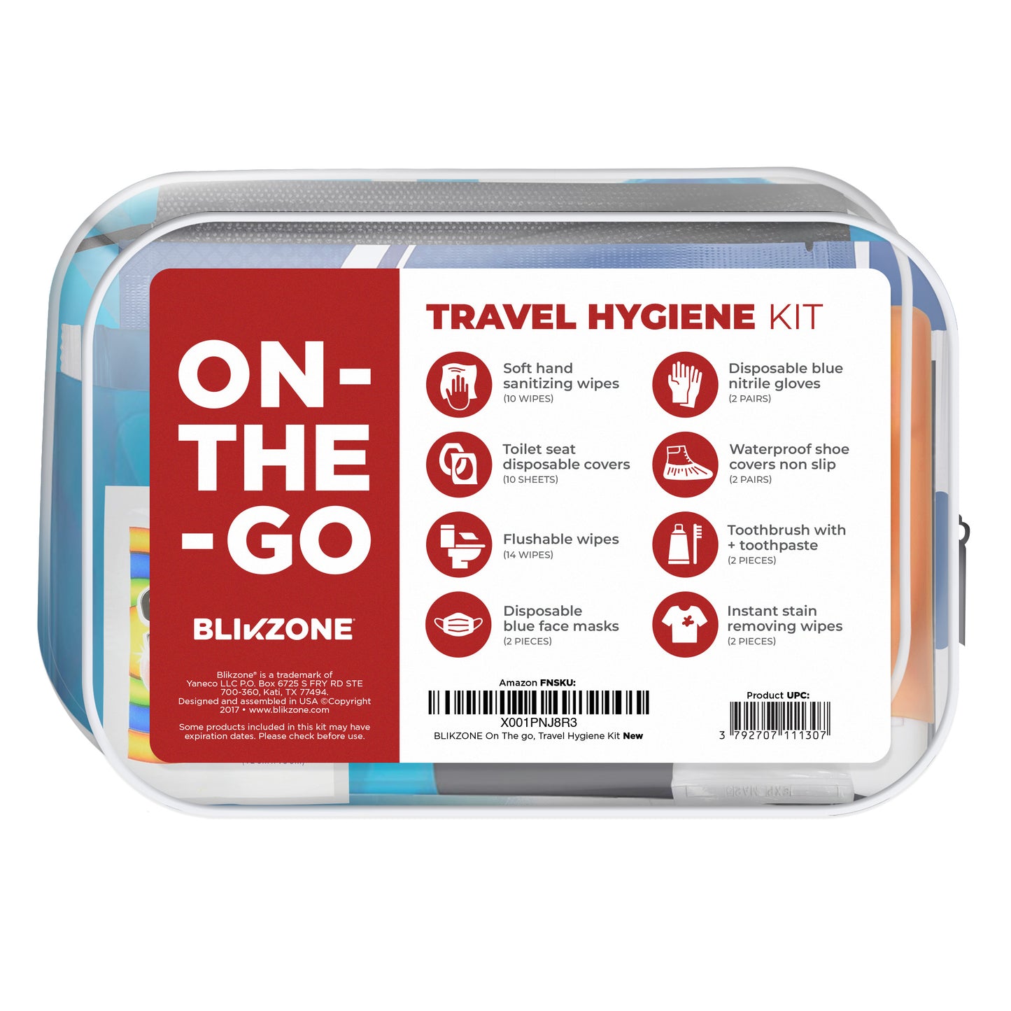 Hygiene Travel Kit - Toiletry Roadtrip Bag