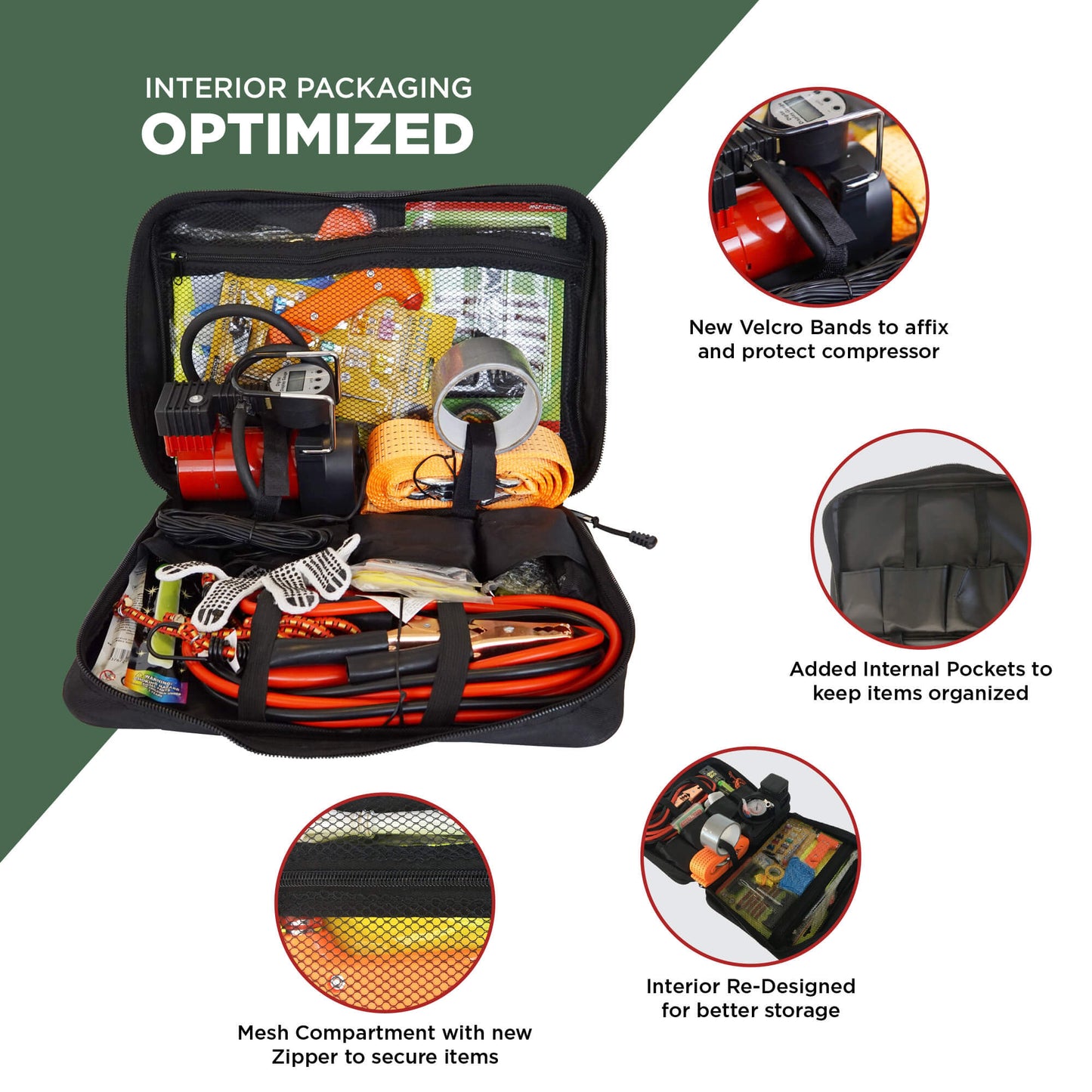 Auto Roadside Emergency Car Kit - Camo Digital